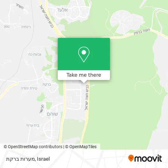 Карта מערות ברקת