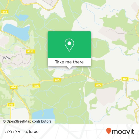 ביר אל ח’לה map