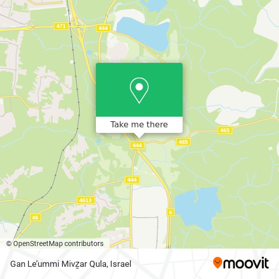 Gan Le’ummi Mivẕar Qula map