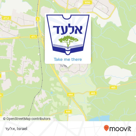 אלעד map