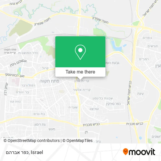 Карта כפר אברהם