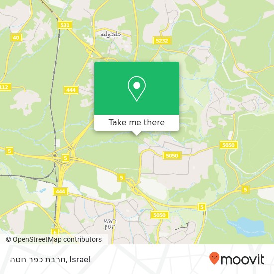 חרבת כפר חטה map