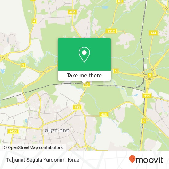 Taẖanat Segula Yarqonim map