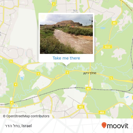 נחל הדר map