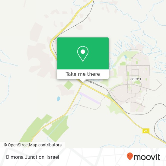 Dimona Junction map