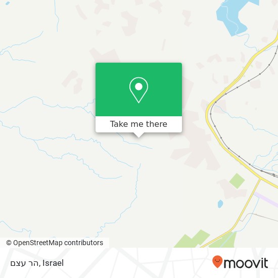 הר עצם map