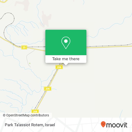 Park Ta‘assiot Rotem map