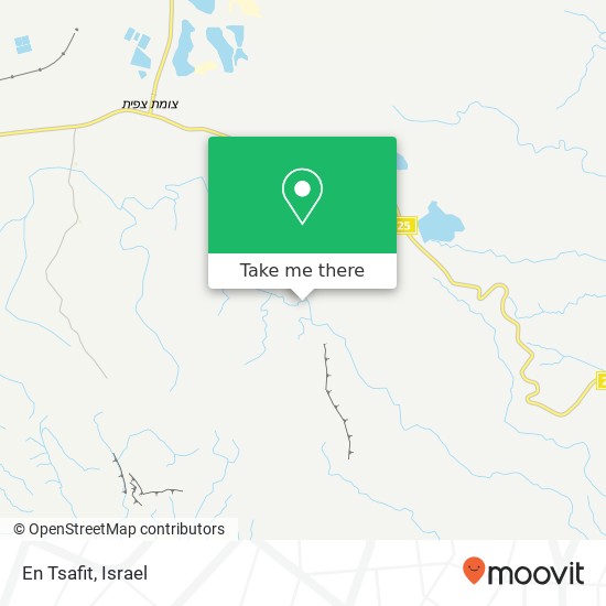 En Tsafit map