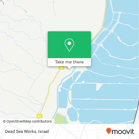Карта Dead Sea Works