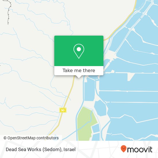 Dead Sea Works (Sedom) map