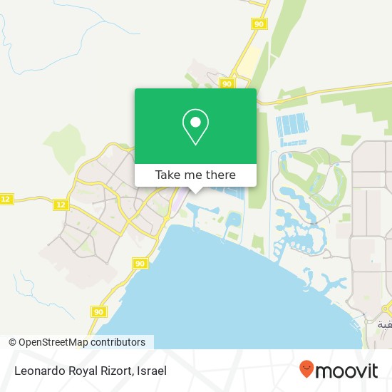 Leonardo Royal Rizort map