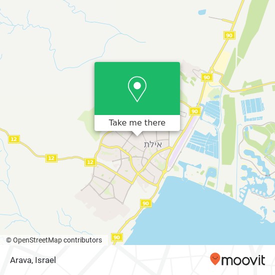 Arava map