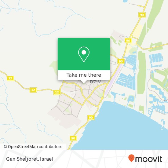 Gan Sheẖoret map