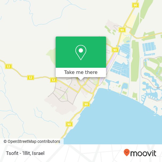 Карта Tsofit - ‘Illit