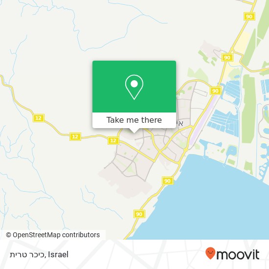 כיכר טרית map