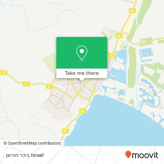 כיכר חורשן map