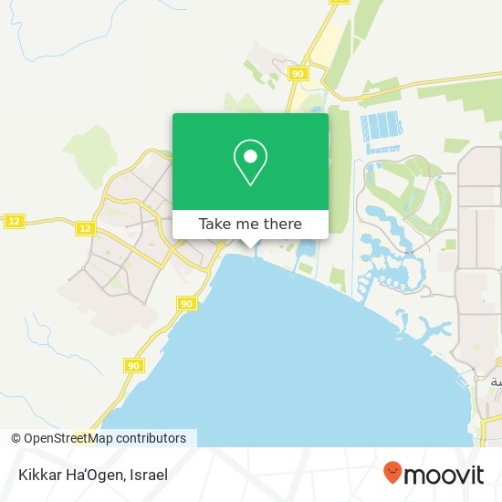 Карта Kikkar Ha‘Ogen