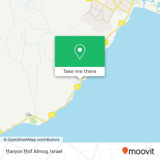 H̱anyon H̱of Almog map