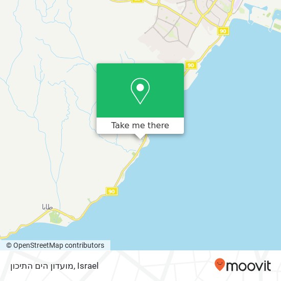 מועדון הים התיכון map