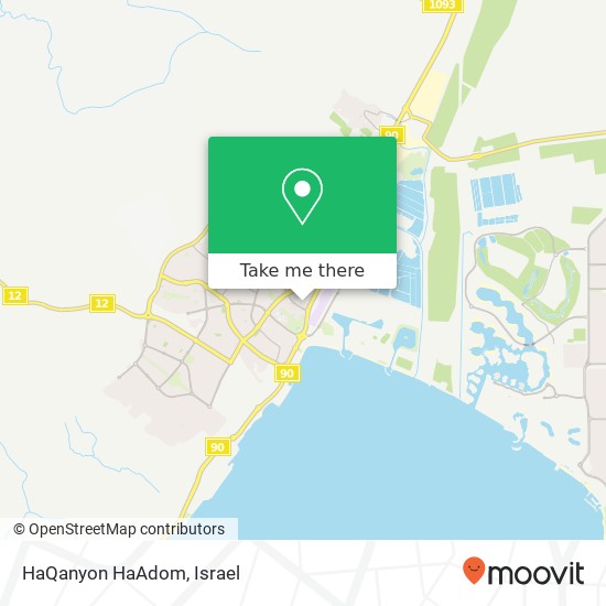 Карта HaQanyon HaAdom