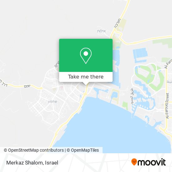 Карта Merkaz Shalom