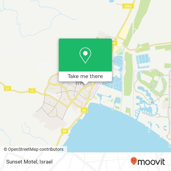 Sunset Motel map