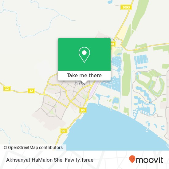 Akhsanyat HaMalon Shel Fawlty map