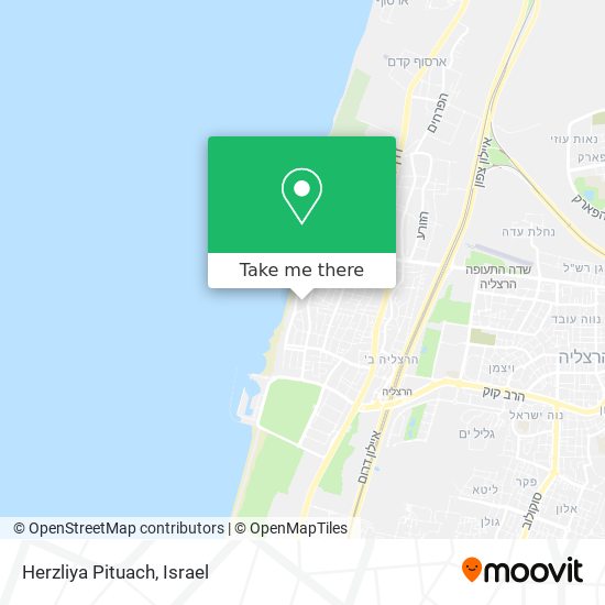 Herzliya Pituach map
