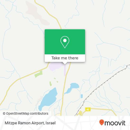 Mitzpe Ramon Airport map