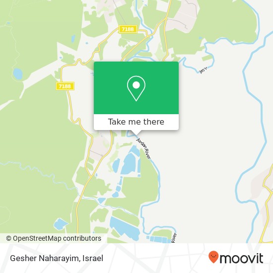 Gesher Naharayim map