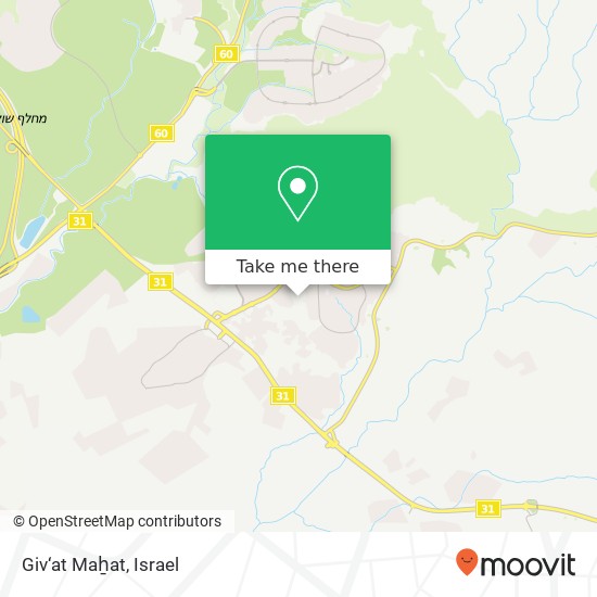 Giv‘at Maẖat map