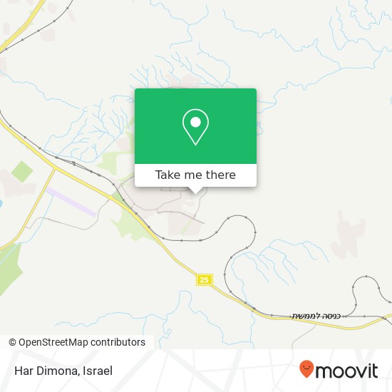 Har Dimona map