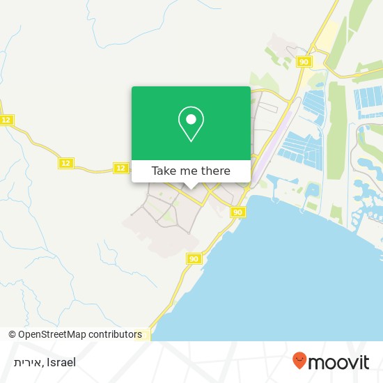 אירית map