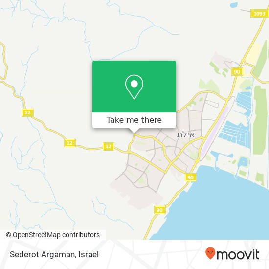 Карта Sederot Argaman