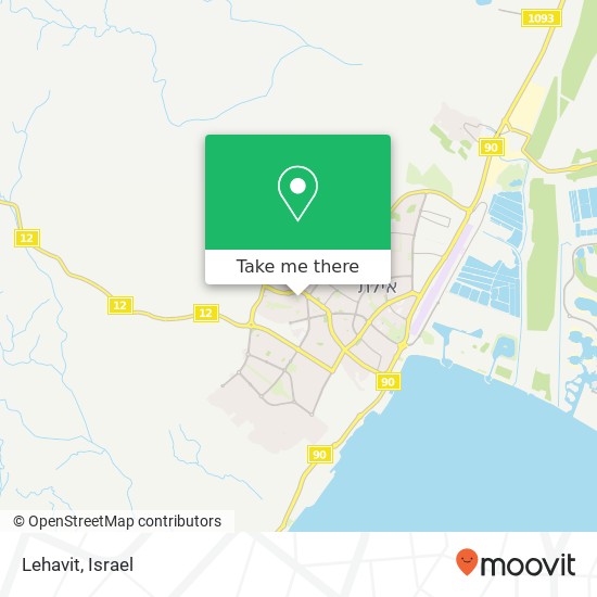 Lehavit map