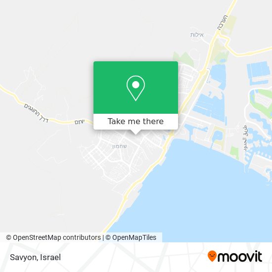 Savyon map