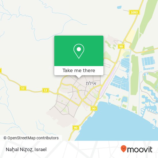 Naẖal Niẕoẕ map