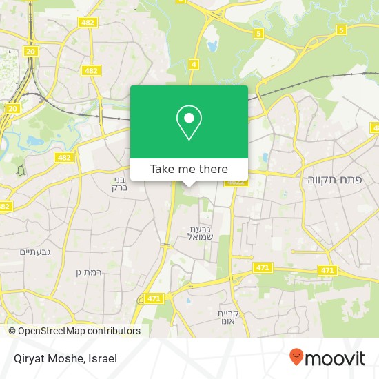 Qiryat Moshe map