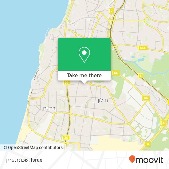 שכונת גרין map