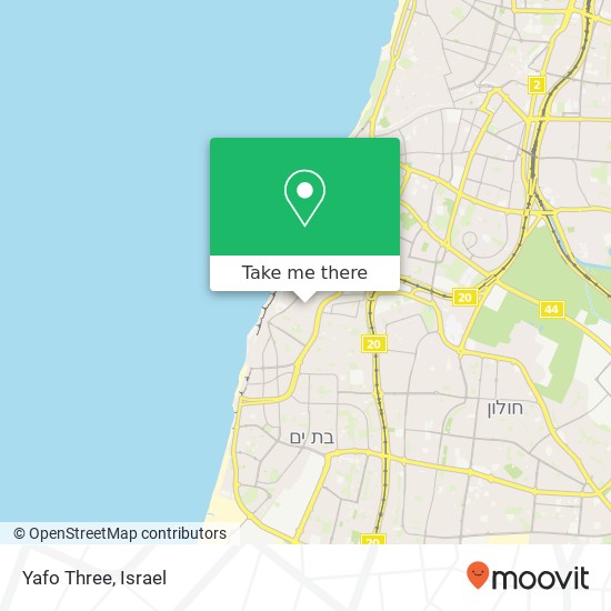 Карта Yafo Three