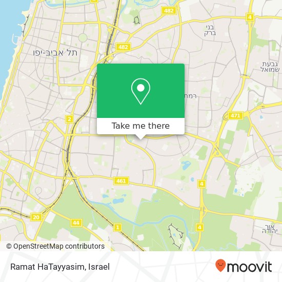 Ramat HaTayyasim map