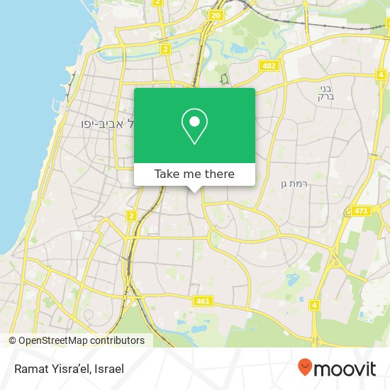 Ramat Yisra’el map