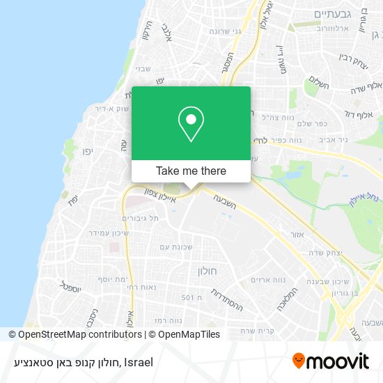 חולון קנופ באן סטאנציע map