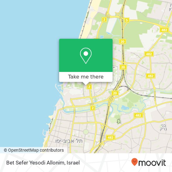 Bet Sefer Yesodi Allonim map