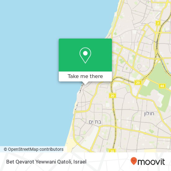 Карта Bet Qevarot Yewwani Qatoli