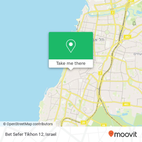 Карта Bet Sefer Tikhon 12