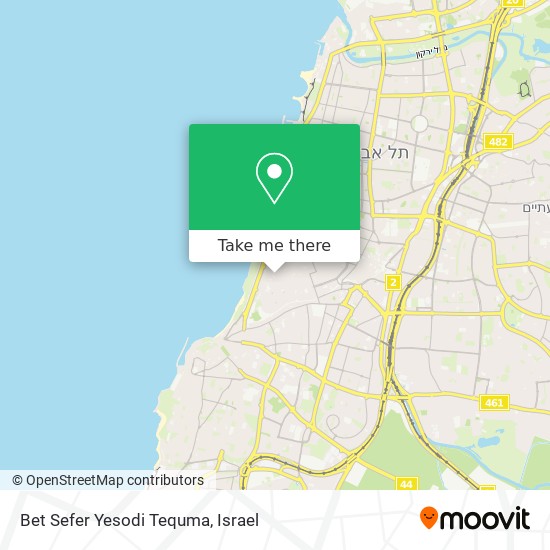 Карта Bet Sefer Yesodi Tequma