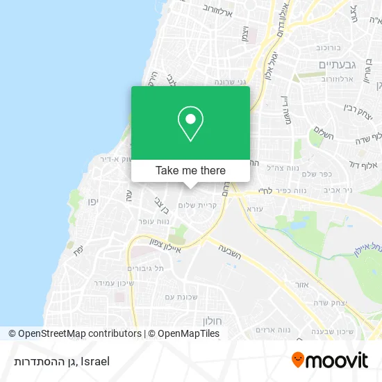 Карта גן ההסתדרות