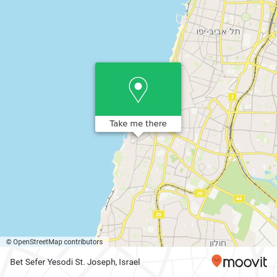 Карта Bet Sefer Yesodi St. Joseph