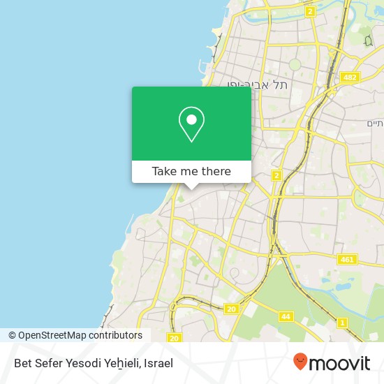 Карта Bet Sefer Yesodi Yeẖieli